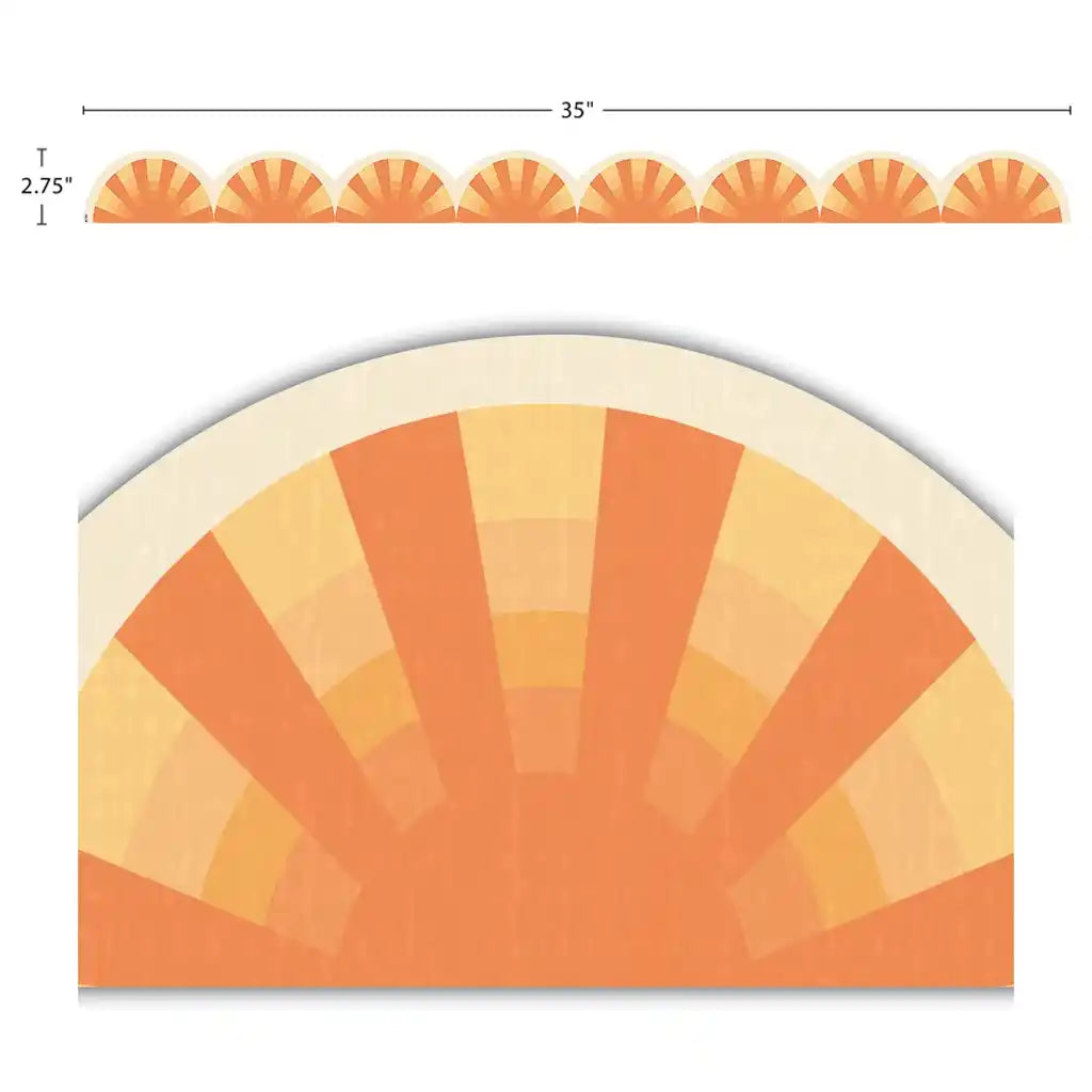 Moving Mountains Road Trip Sunshine Die-Cut Border Trim