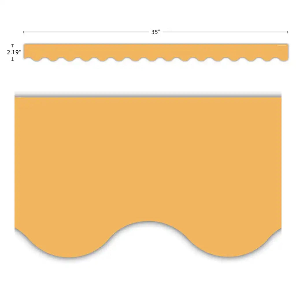 Golden Sun Scalloped Border Trim