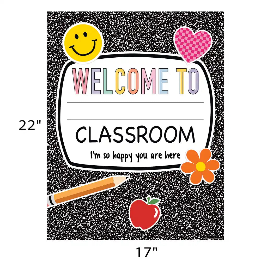 Cool for School Composition Welcome Chart
