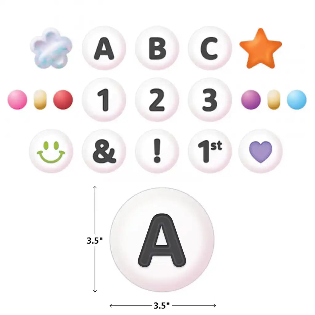 Friendship Beads Circle Letters