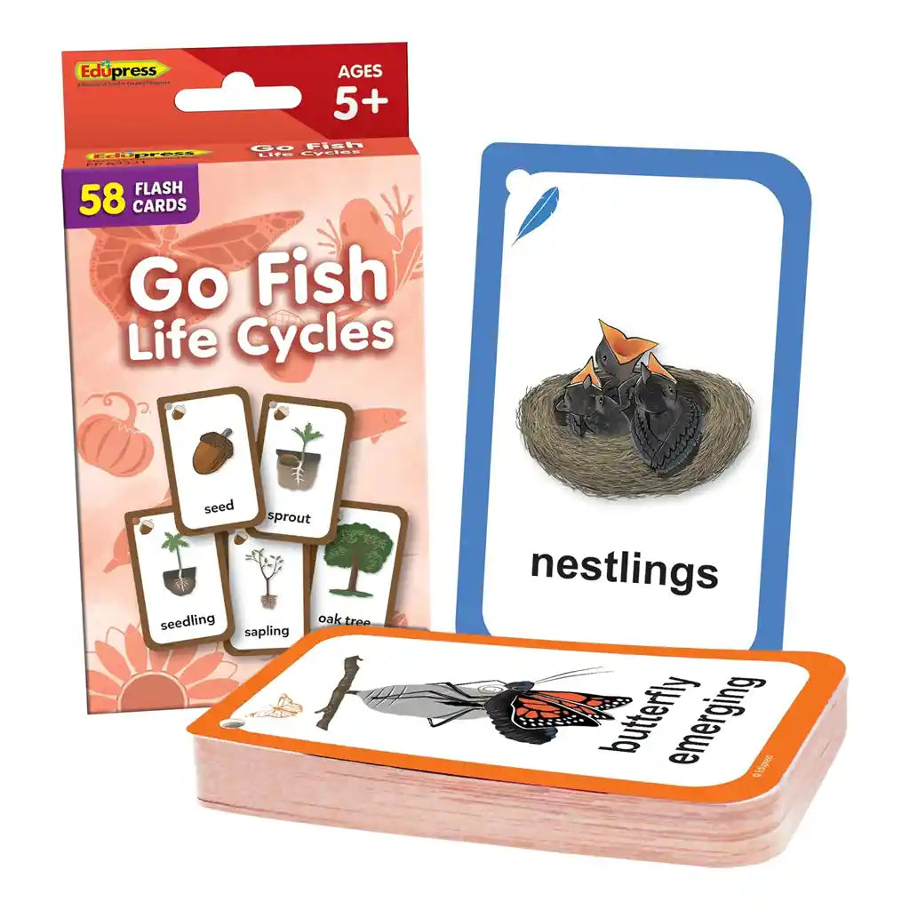 Go Fish: Life Cycles Flash Cards