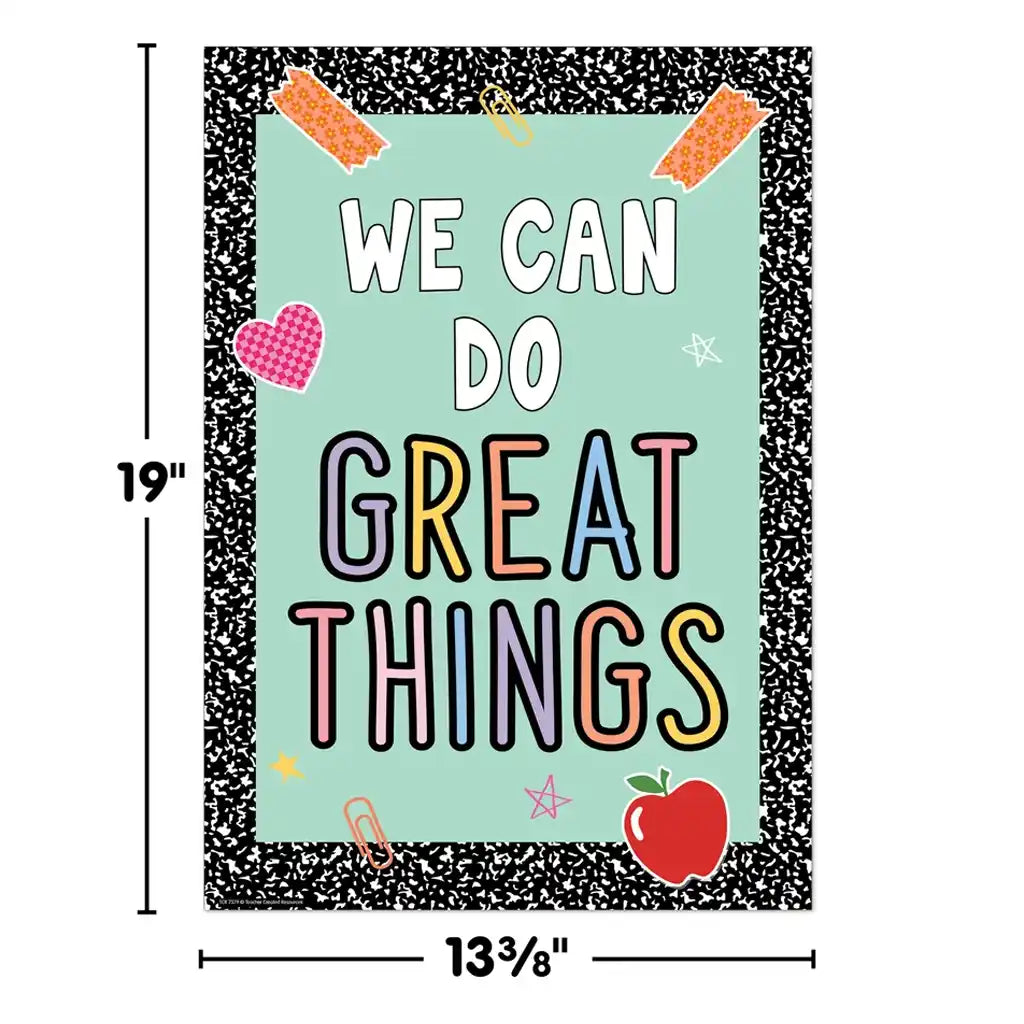 We Can Do Great Things Positive Poster