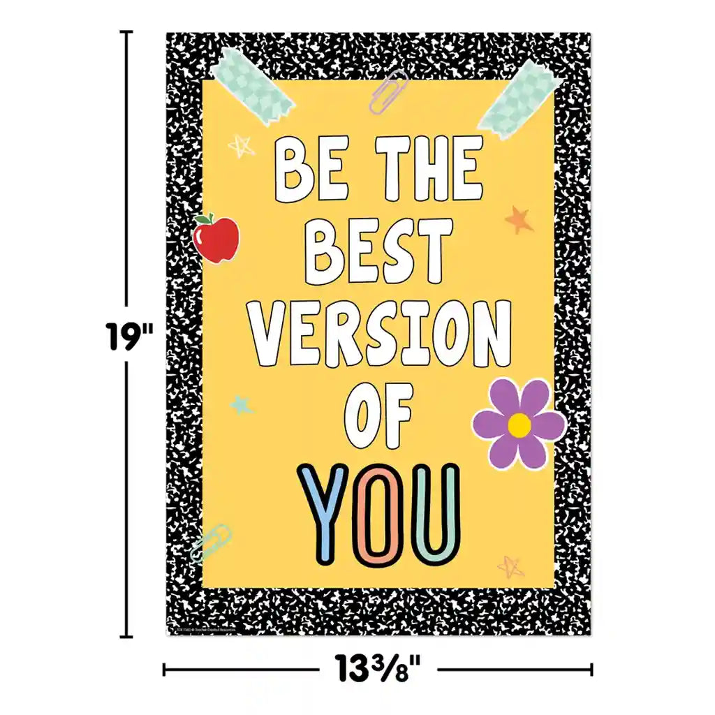 Be the Best Version of You Positive Poster