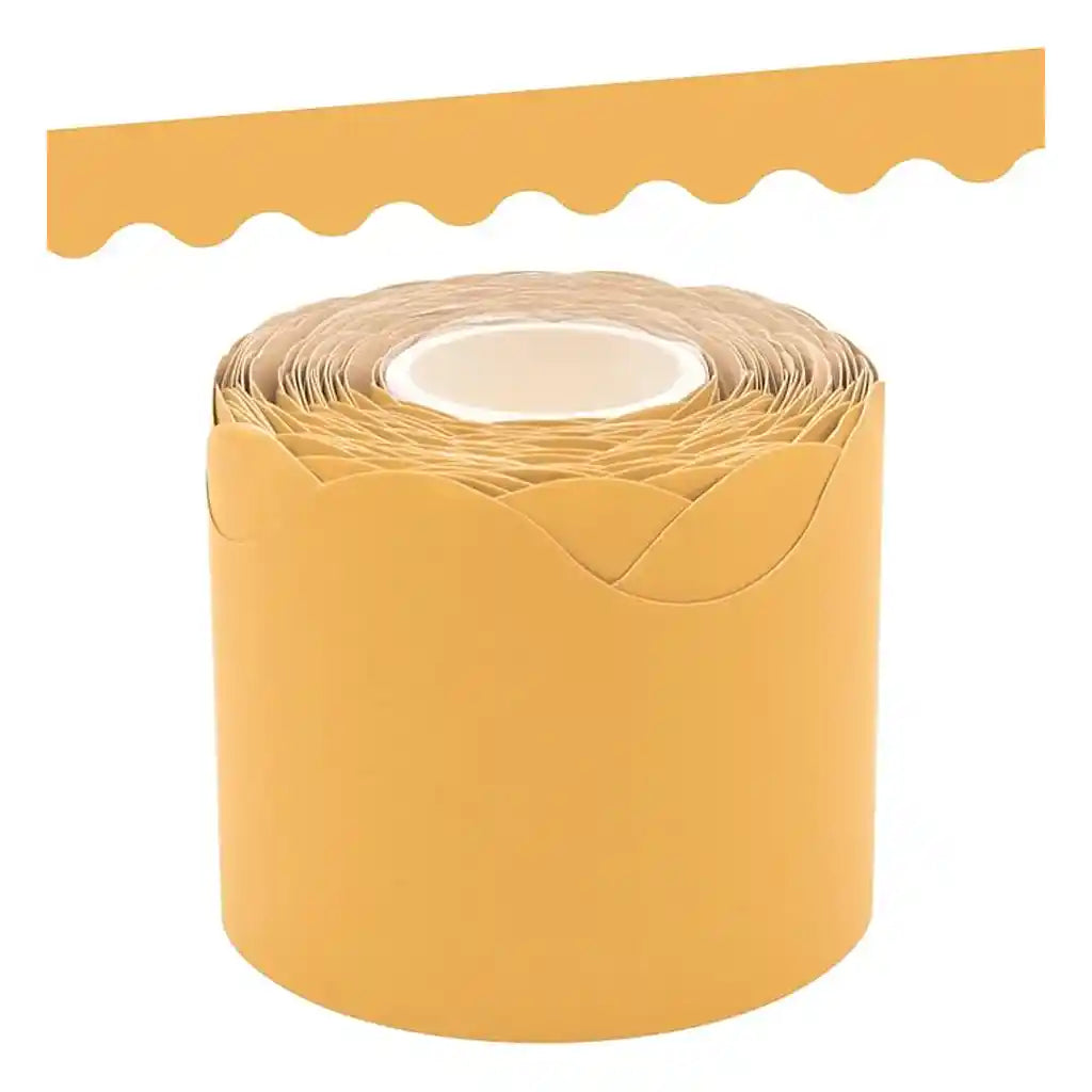 Golden Sun Scalloped Rolled Border Trim