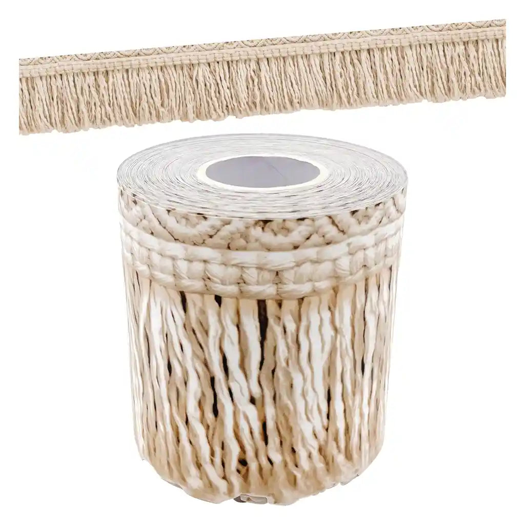 Fringe Die-Cut Rolled Border Trim