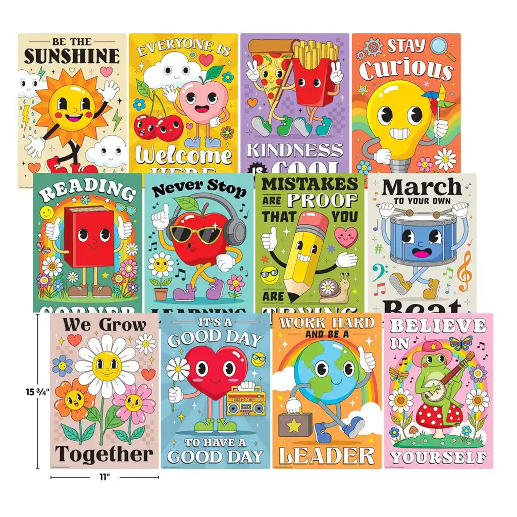 Retro Fun Small Poster Pack