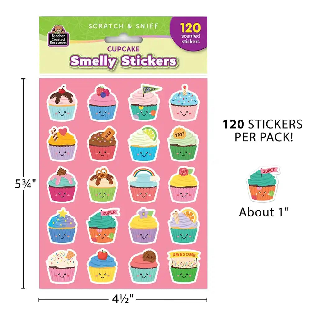 Cupcake Smelly Stickers