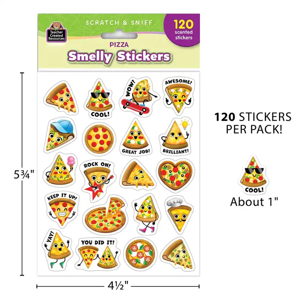 Pizza Smelly Stickers
