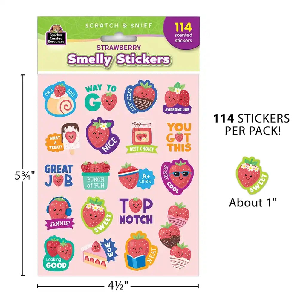 Strawberry Smelly Stickers