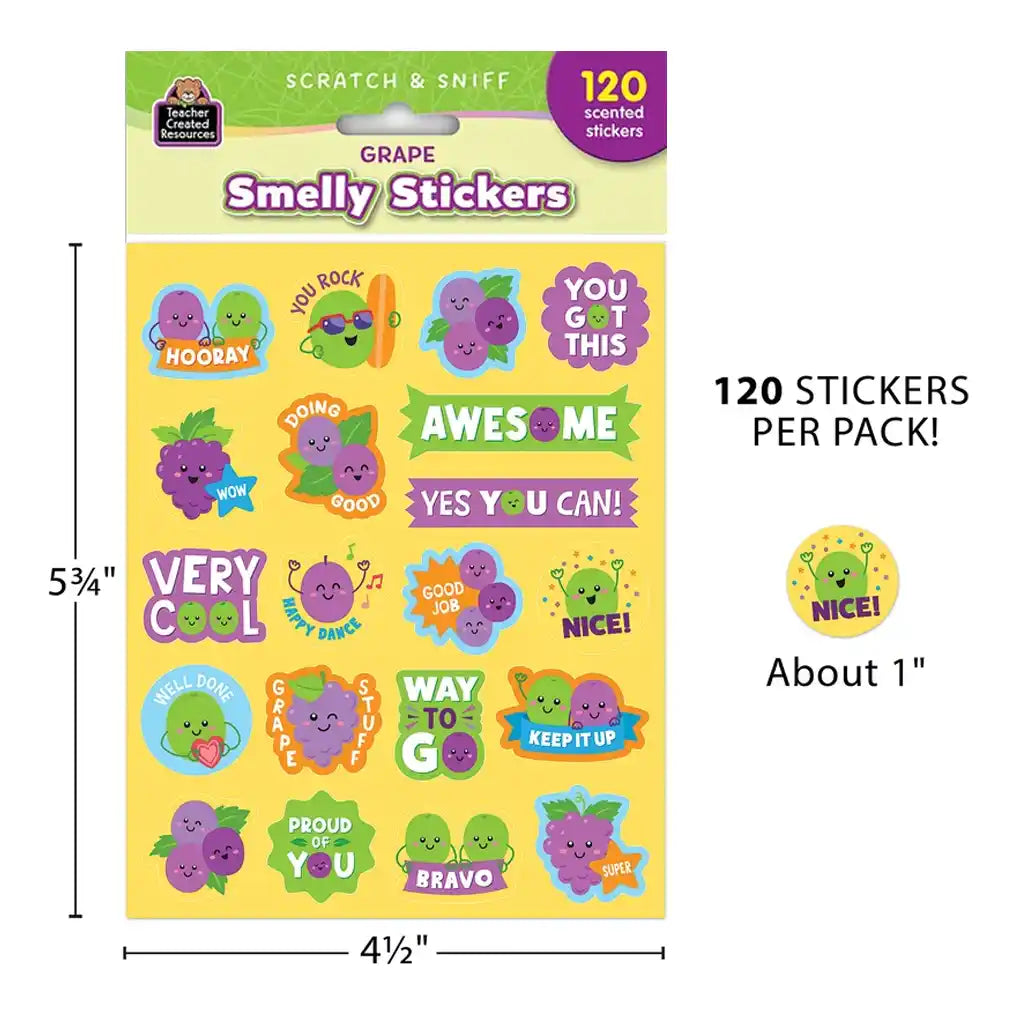 Grape Smelly Stickers