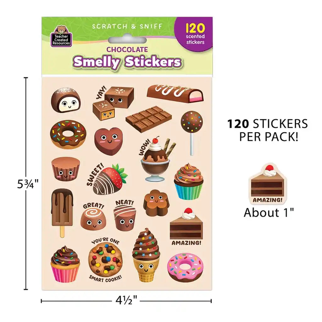 Chocolate Smelly Stickers