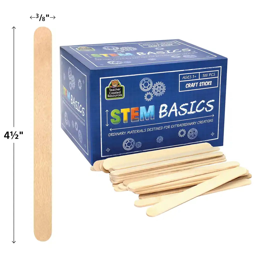 STEM Basics: Craft Sticks, 500 Count