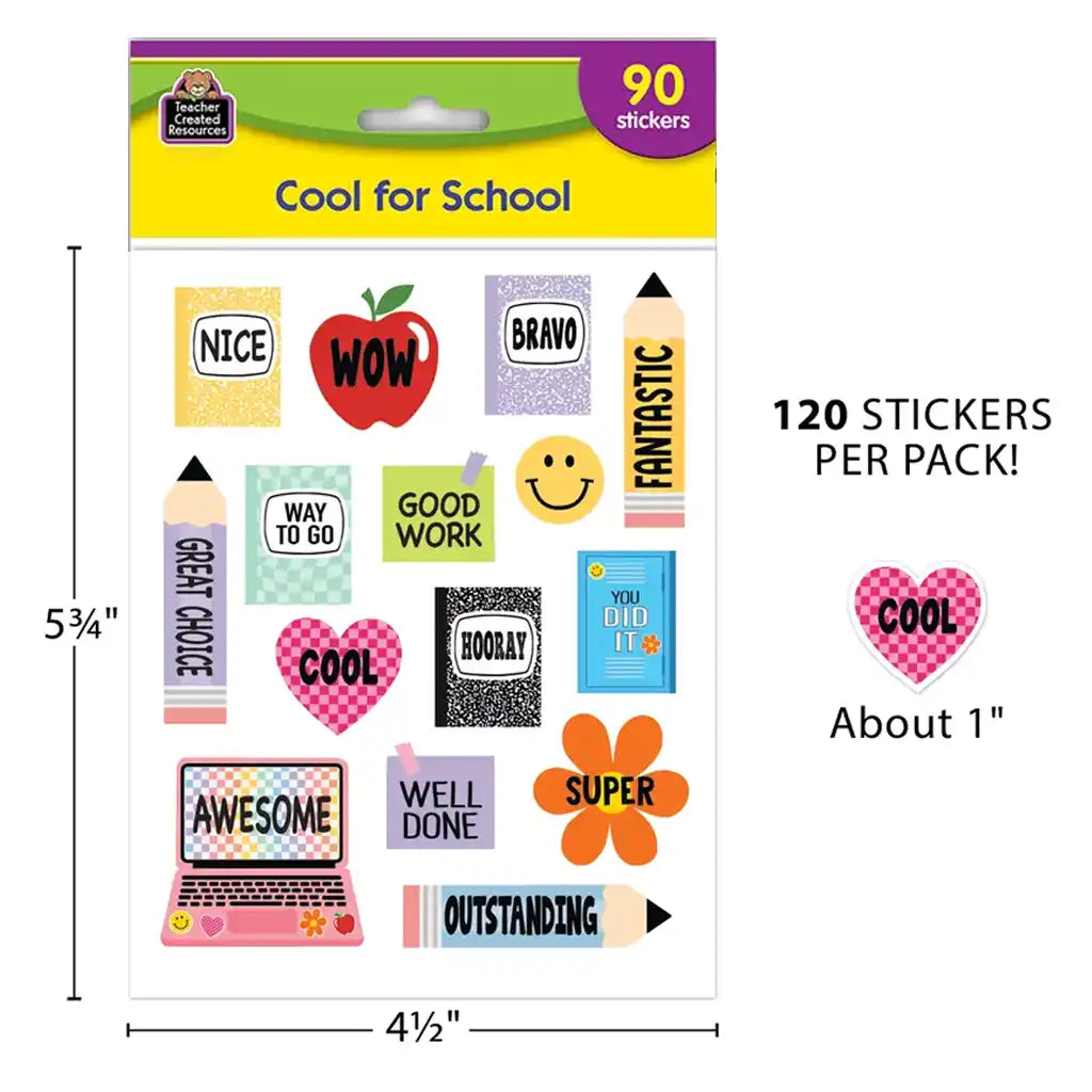 Cool for School Stickers