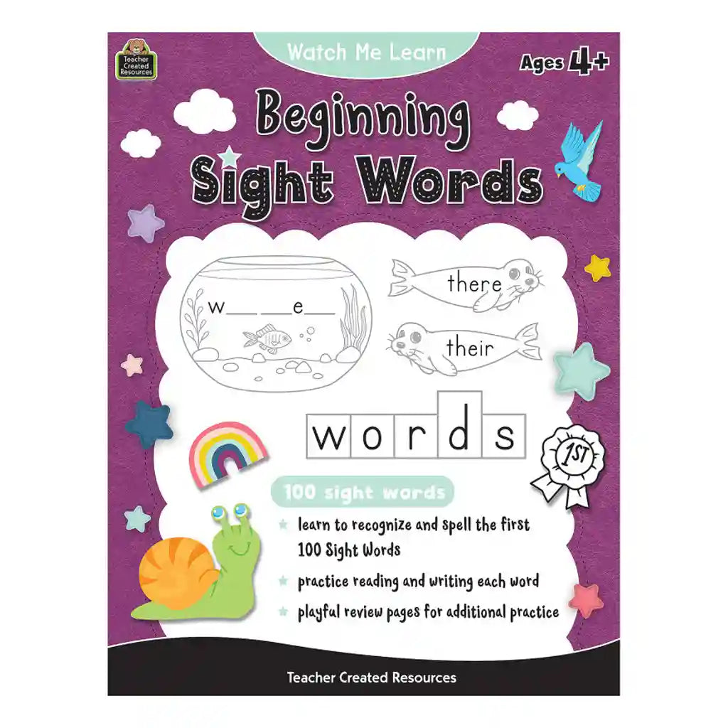 Watch Me Learn: Beginning Sight Words