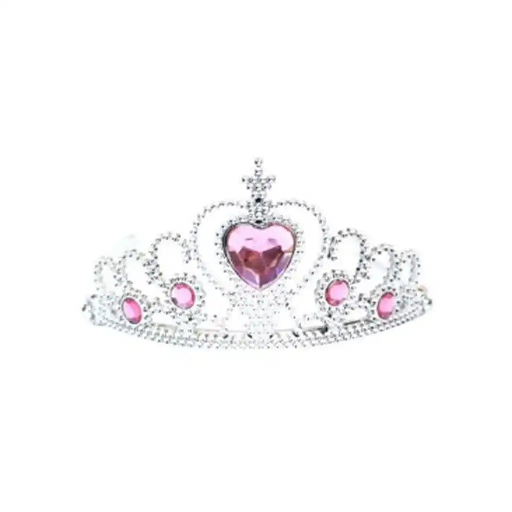Plastic Pink Princess Tiara