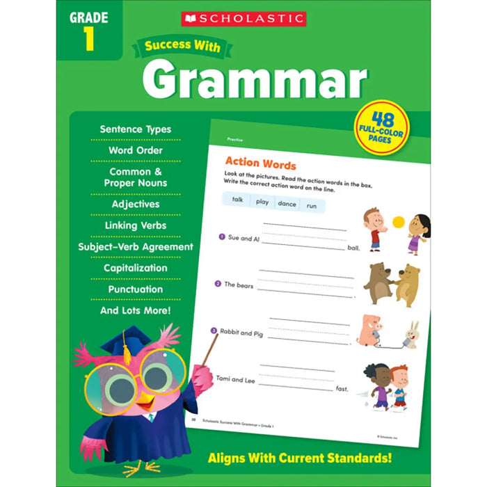 Scholastic Success With Grammar Grade 1