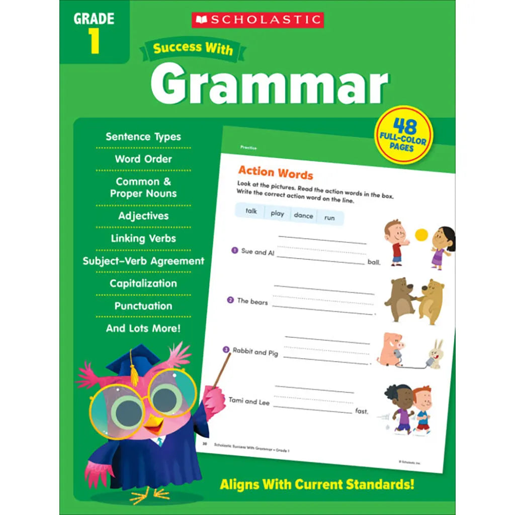 Scholastic Success With Grammar Grade 1