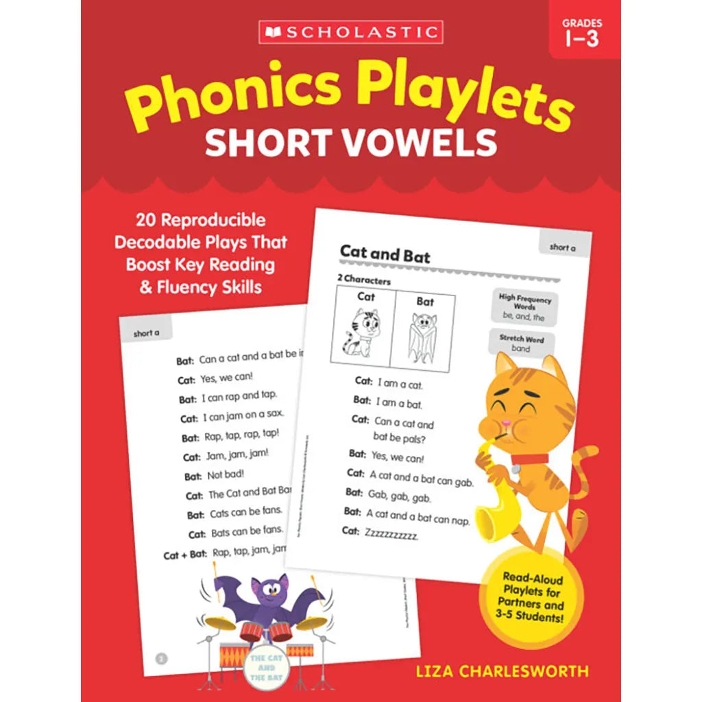 Phonics Playlets: Short Vowels