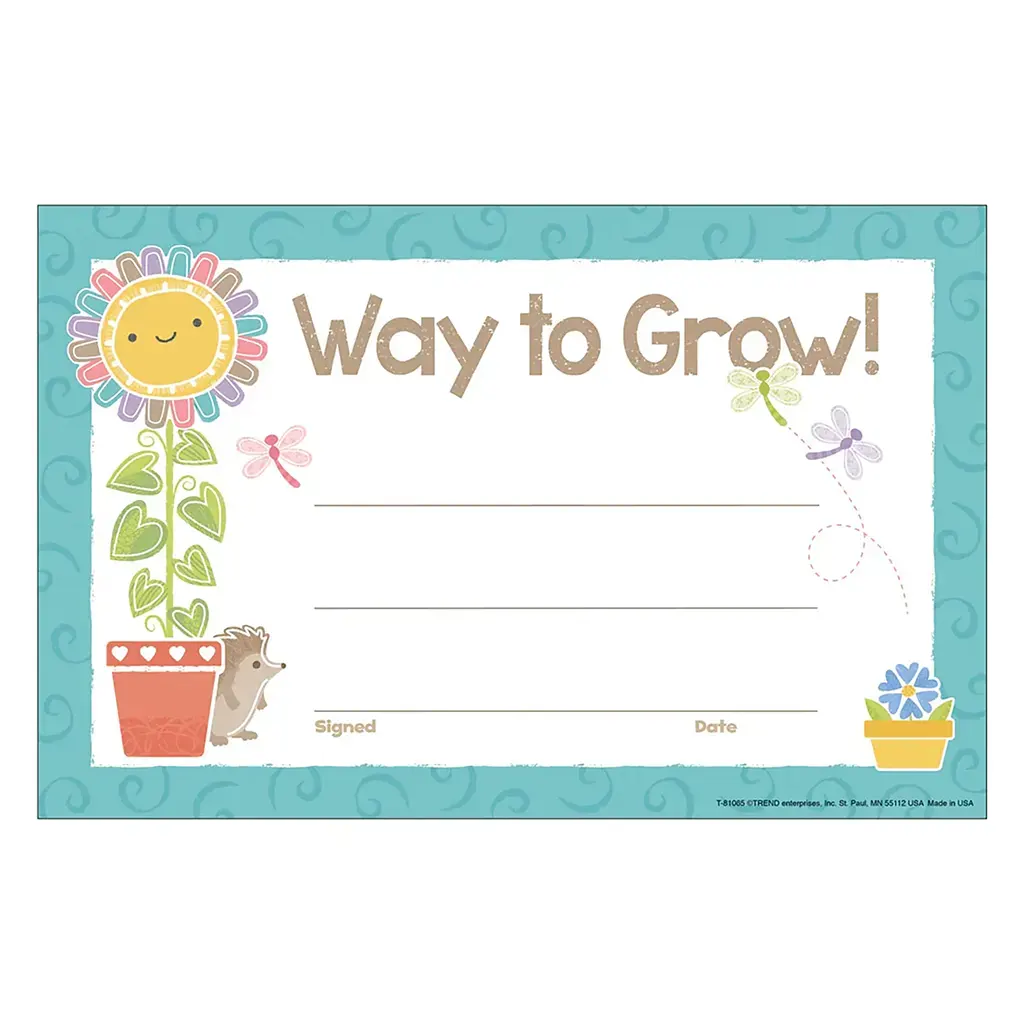 Way to Grow Recognition Award