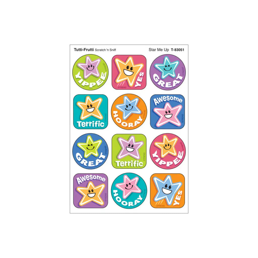 Stinky Stickers Star Me Up Tutti Frutti Scent 48ct