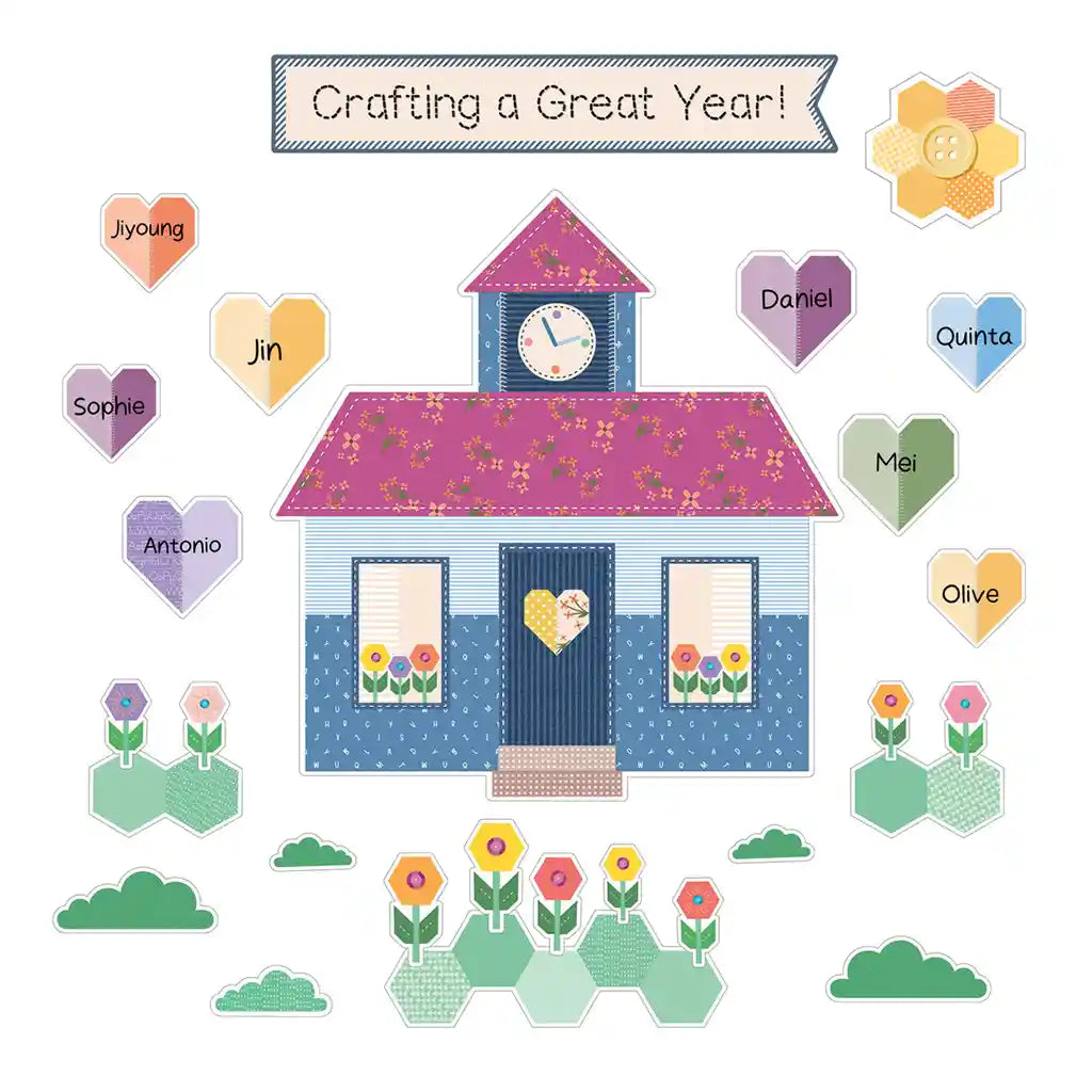 Crafting a Great Year! Bulletin Board Set