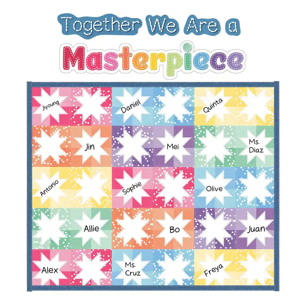 Together We Are a Masterpiece Bulletin Board Set