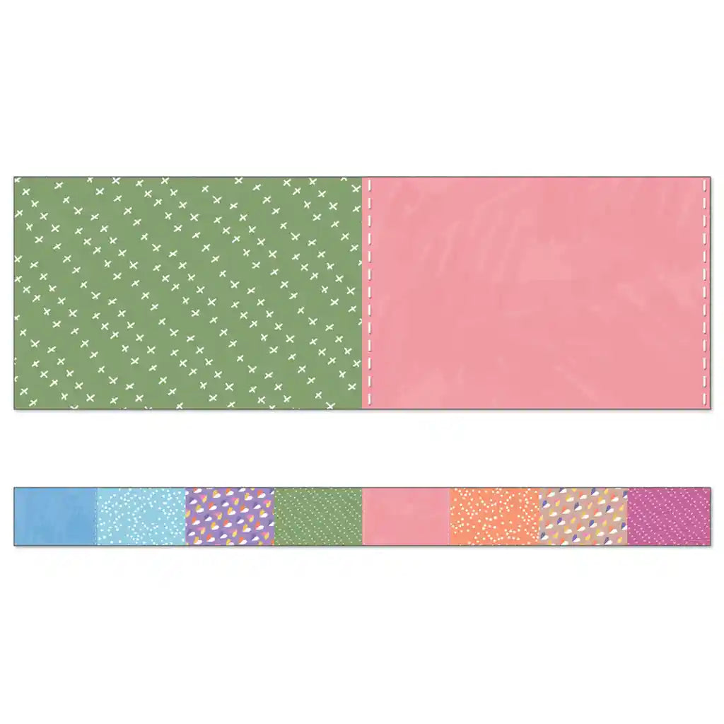 Patchwork Straight Bulletin Board Borders