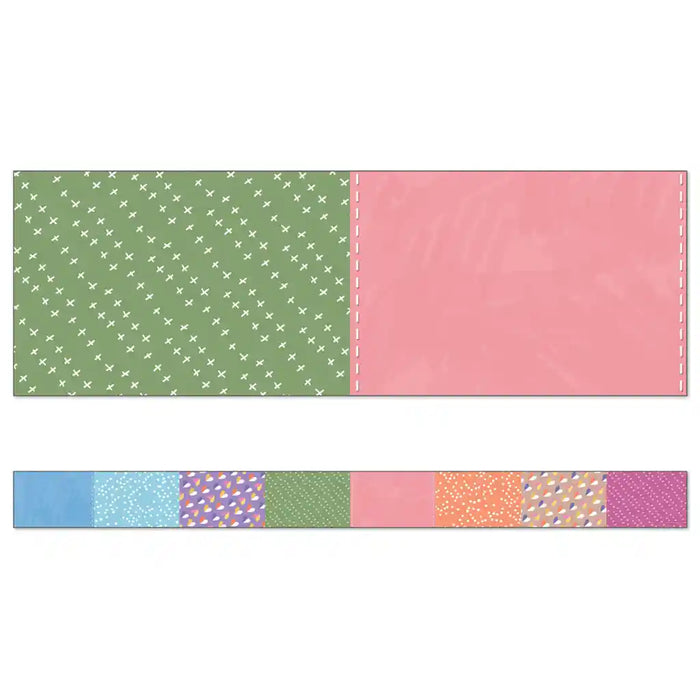 Patchwork Straight Bulletin Board Borders