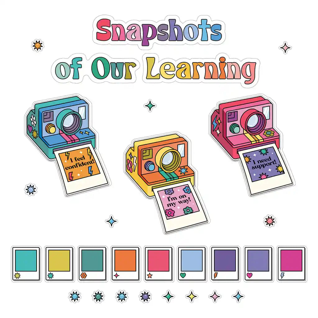 Snapshots of Our Learning Bulletin Board Set