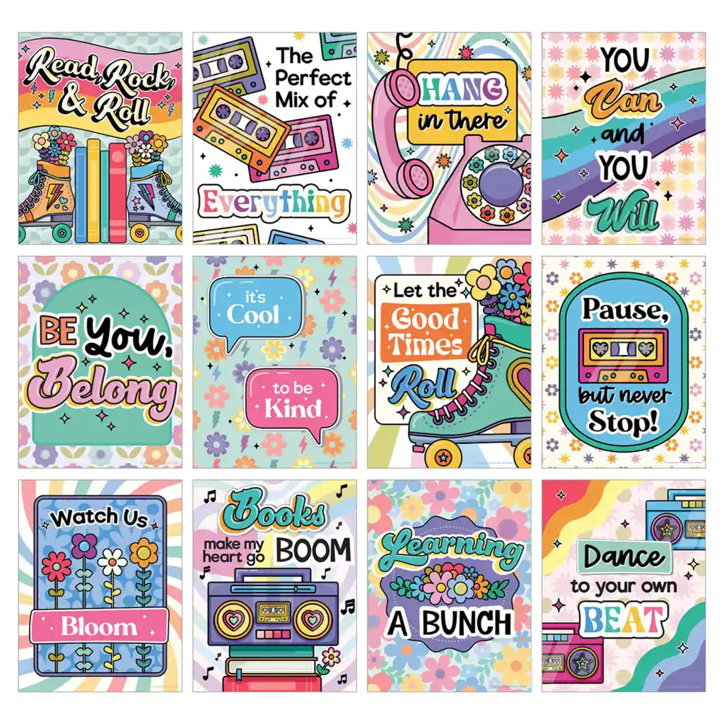 Mini Posters: Retro Remix Poster Set