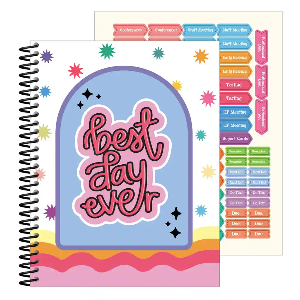 Retro Remix Teacher Planner