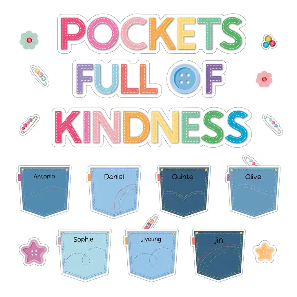 Pockets Full of Kindness Bulletin Board Set