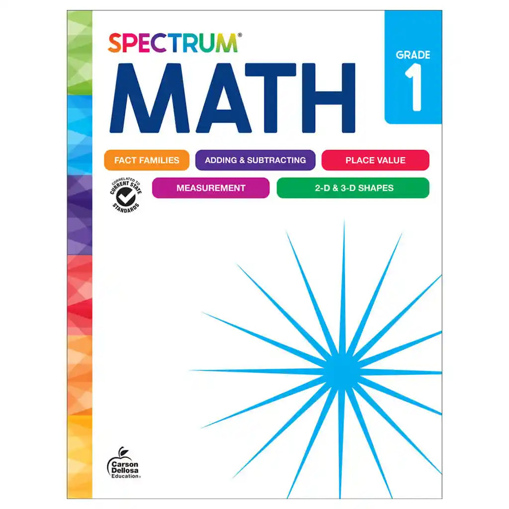 Spectrum Math Workbook Grade 1