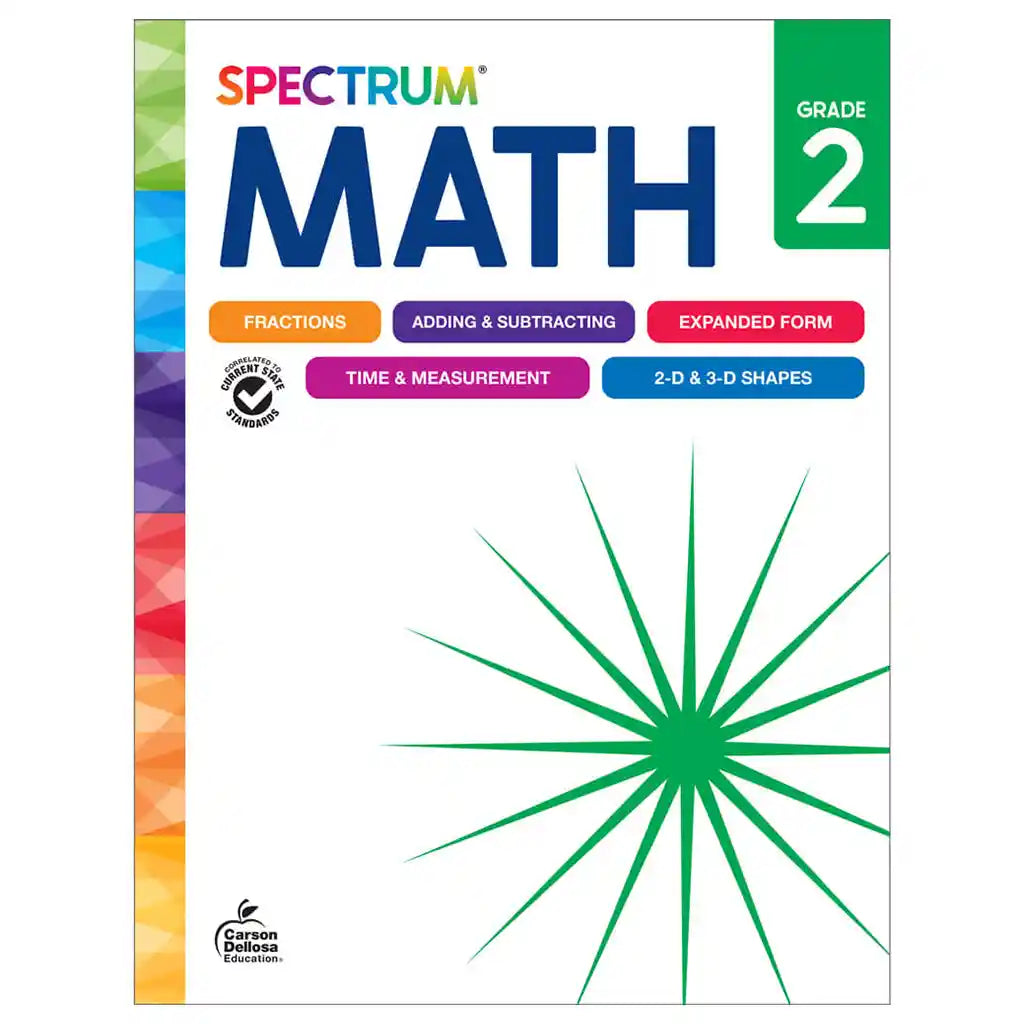 Spectrum Math Workbook Grade 2