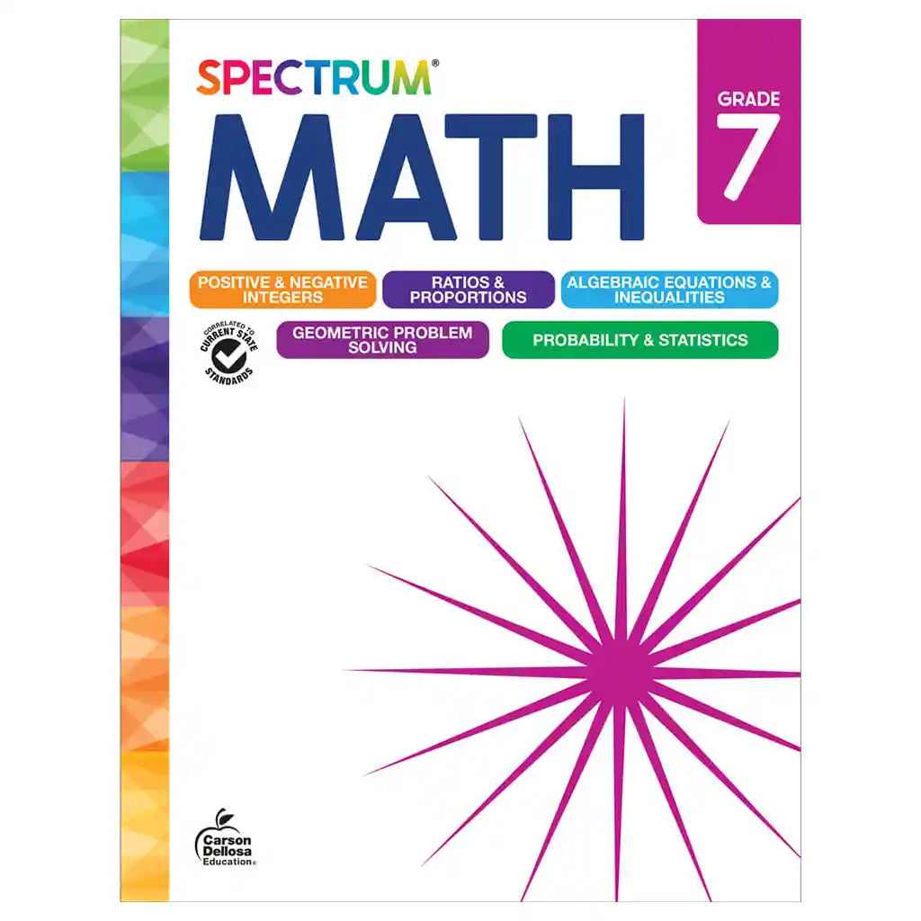 Spectrum Math Workbook Grade 7