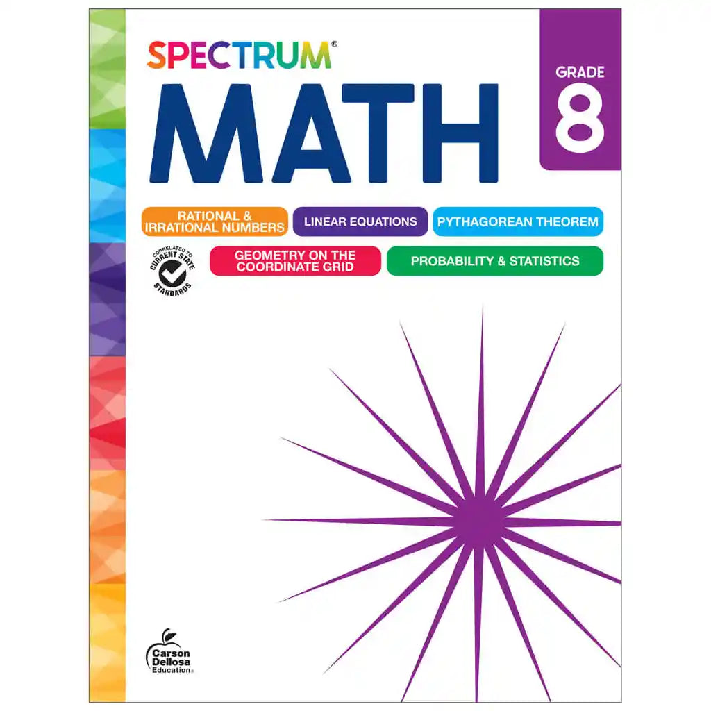 Spectrum Math Workbook Grade 8
