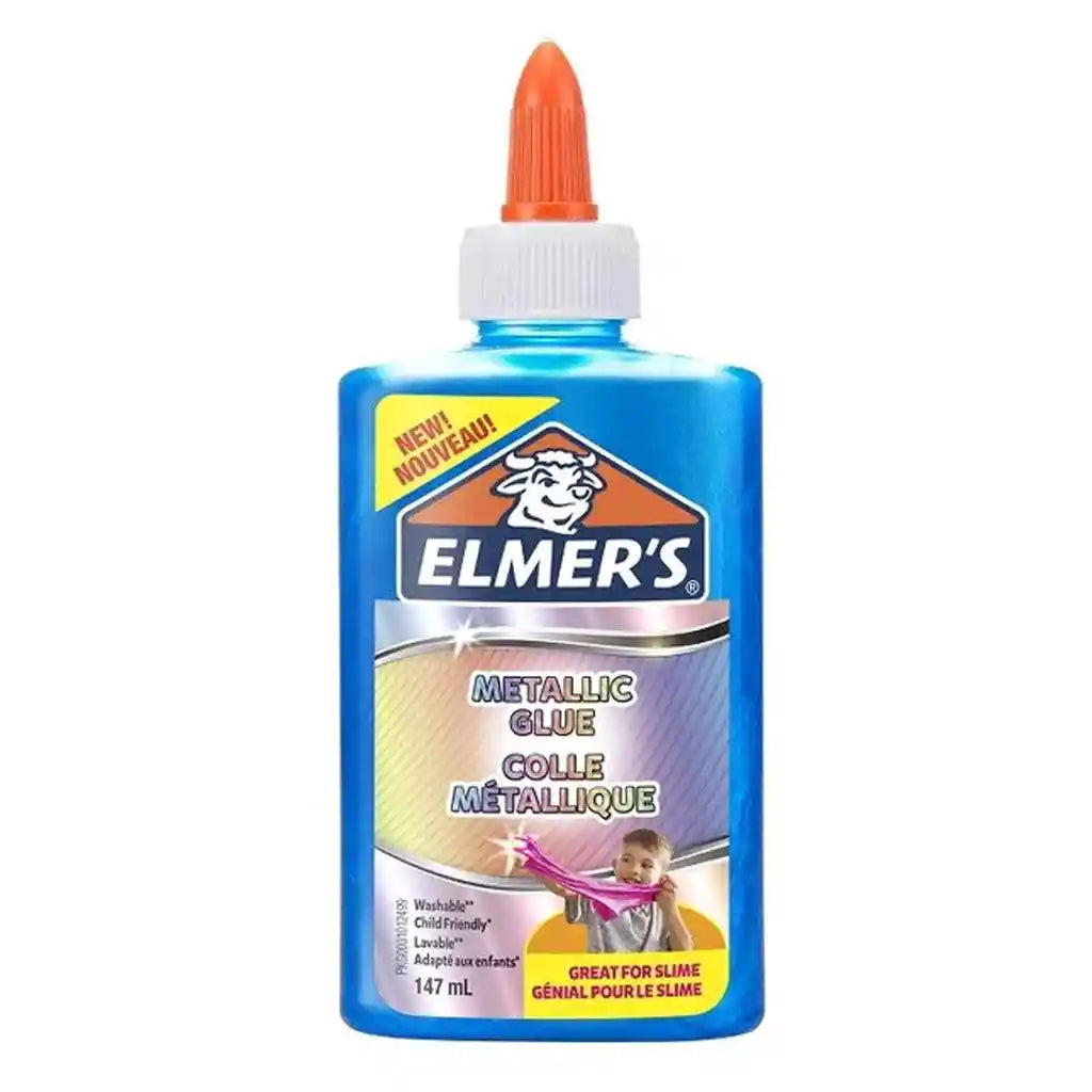 Elmers Liquid Glue Metalic Blue, 147ml