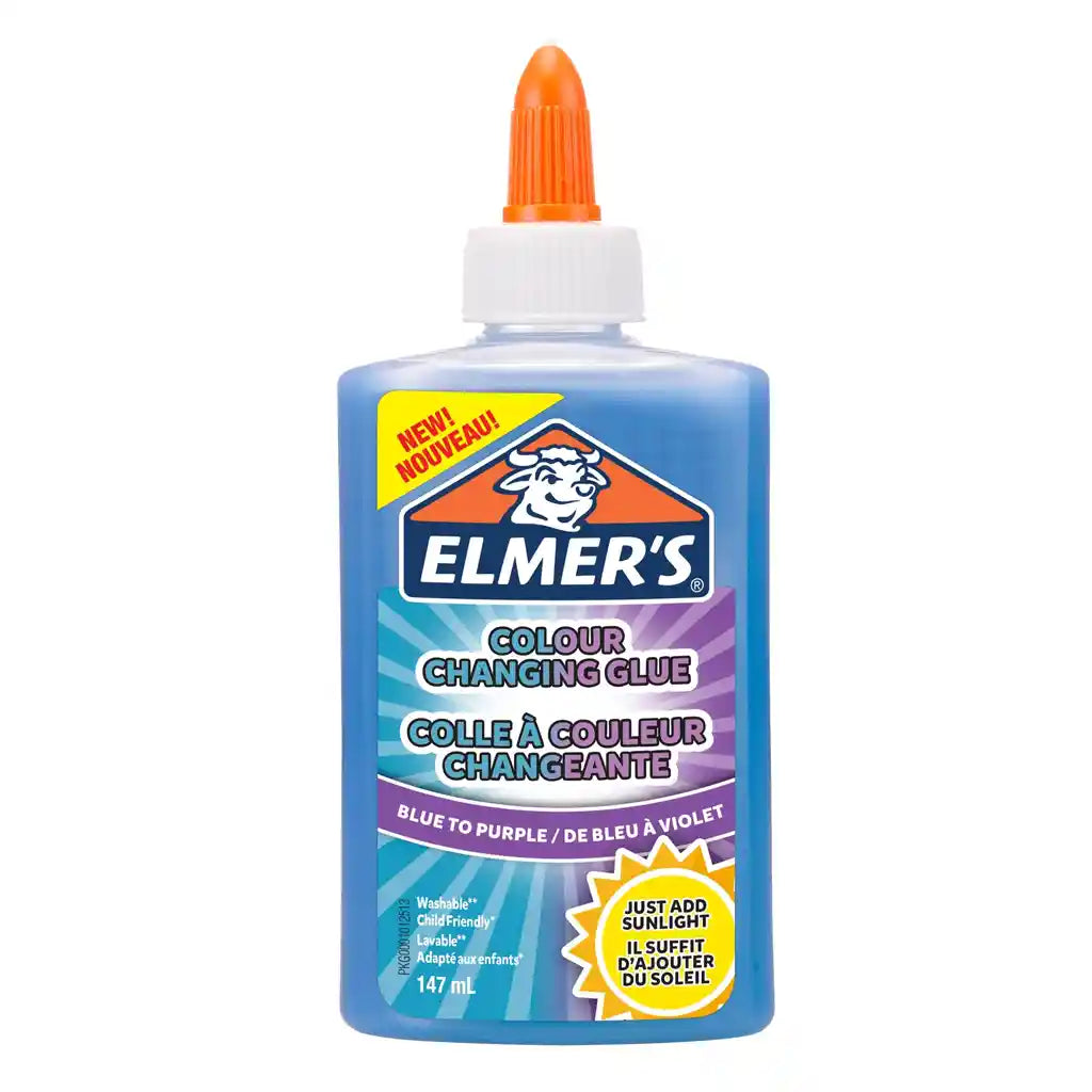 Elmers Liquid Glue Change Blue, 147ml