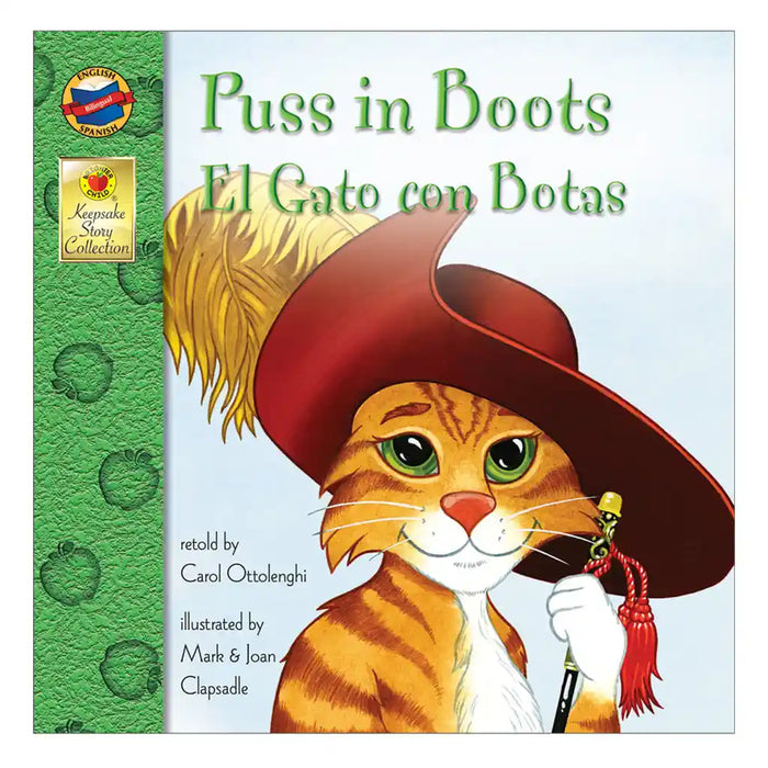 Puss in Boots Bilingual Keepsake Stories Spanish & English Storybook
