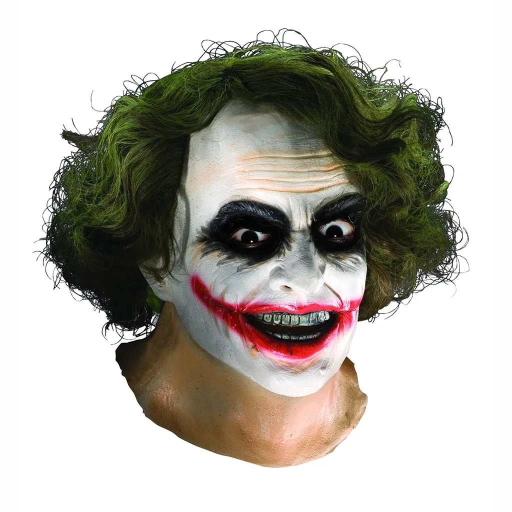 Joker Adult Mask with Hair