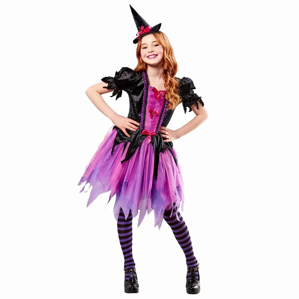 Purple Halloween Witch Costume