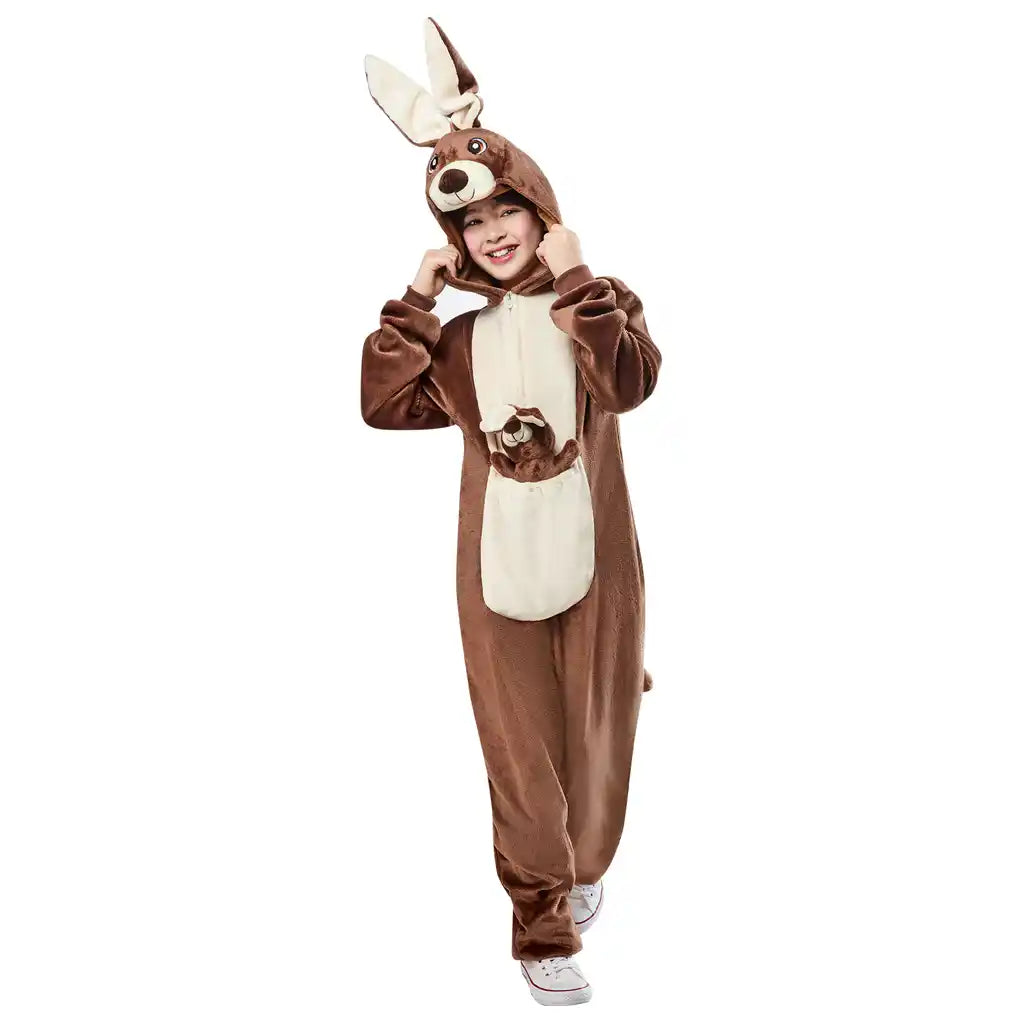 Kangaroo Hooded Zipsters Child Costume