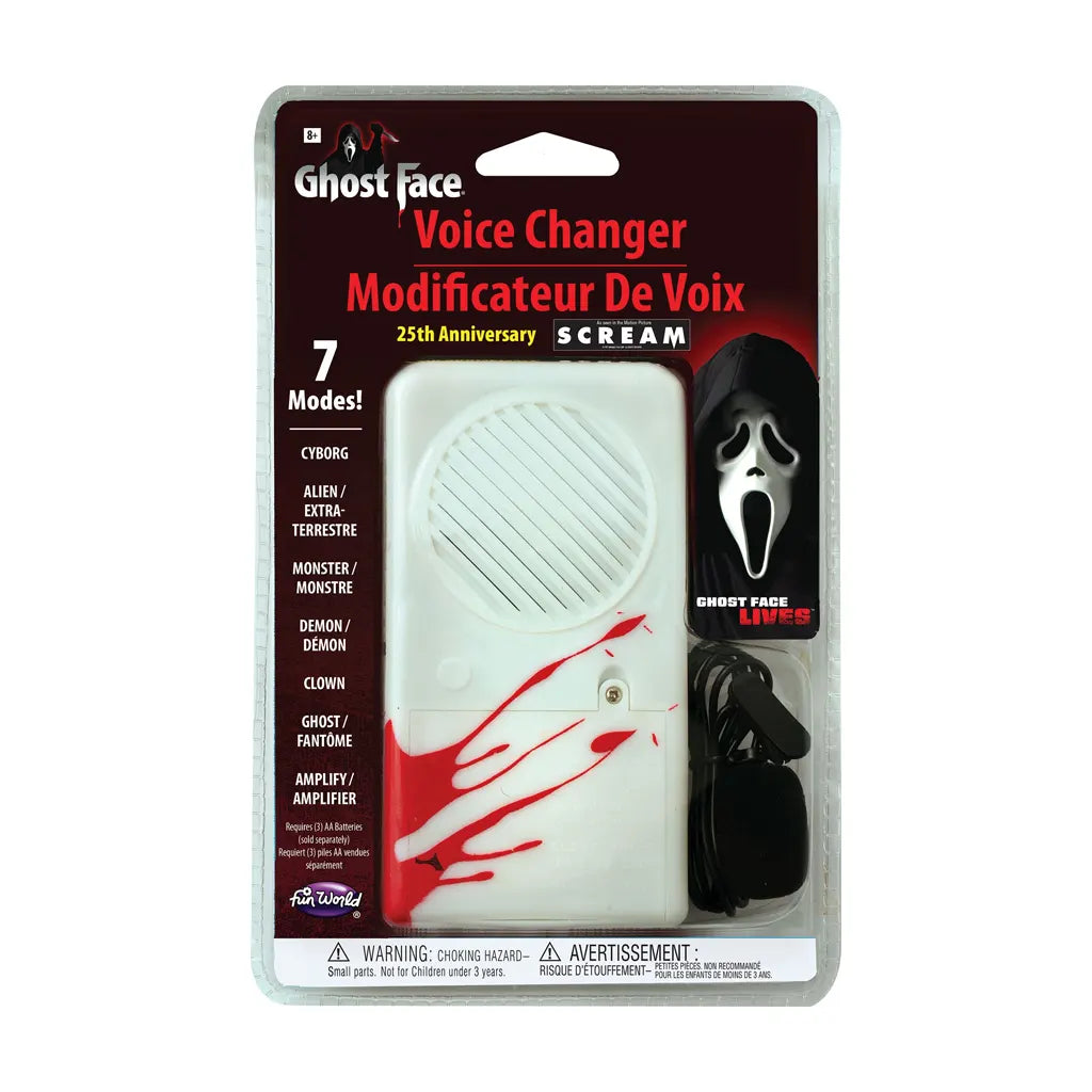 Ghost Face 25th Movie Anniversary Deluxe Voice Changer