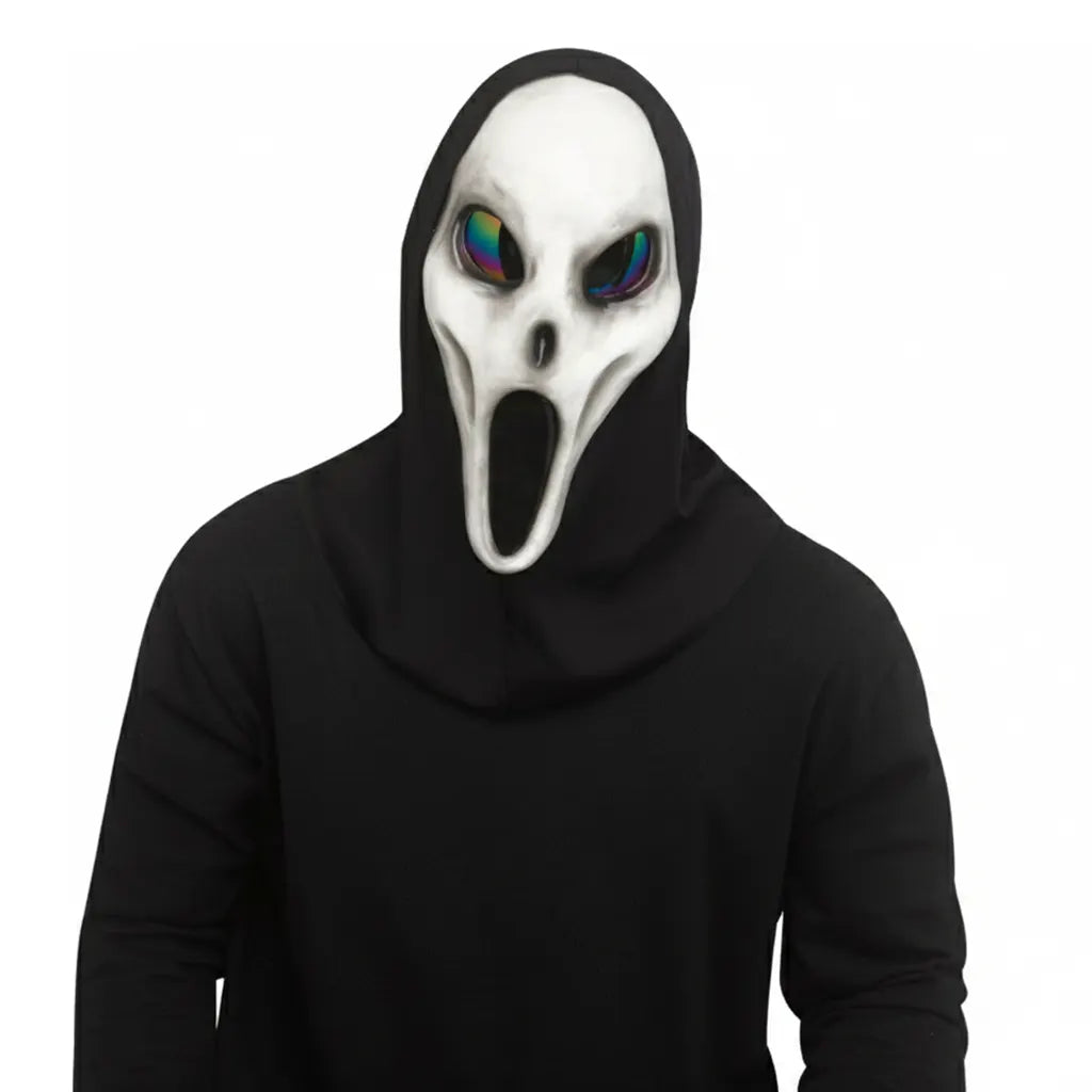 Alien Spawn Mask Adult Grey