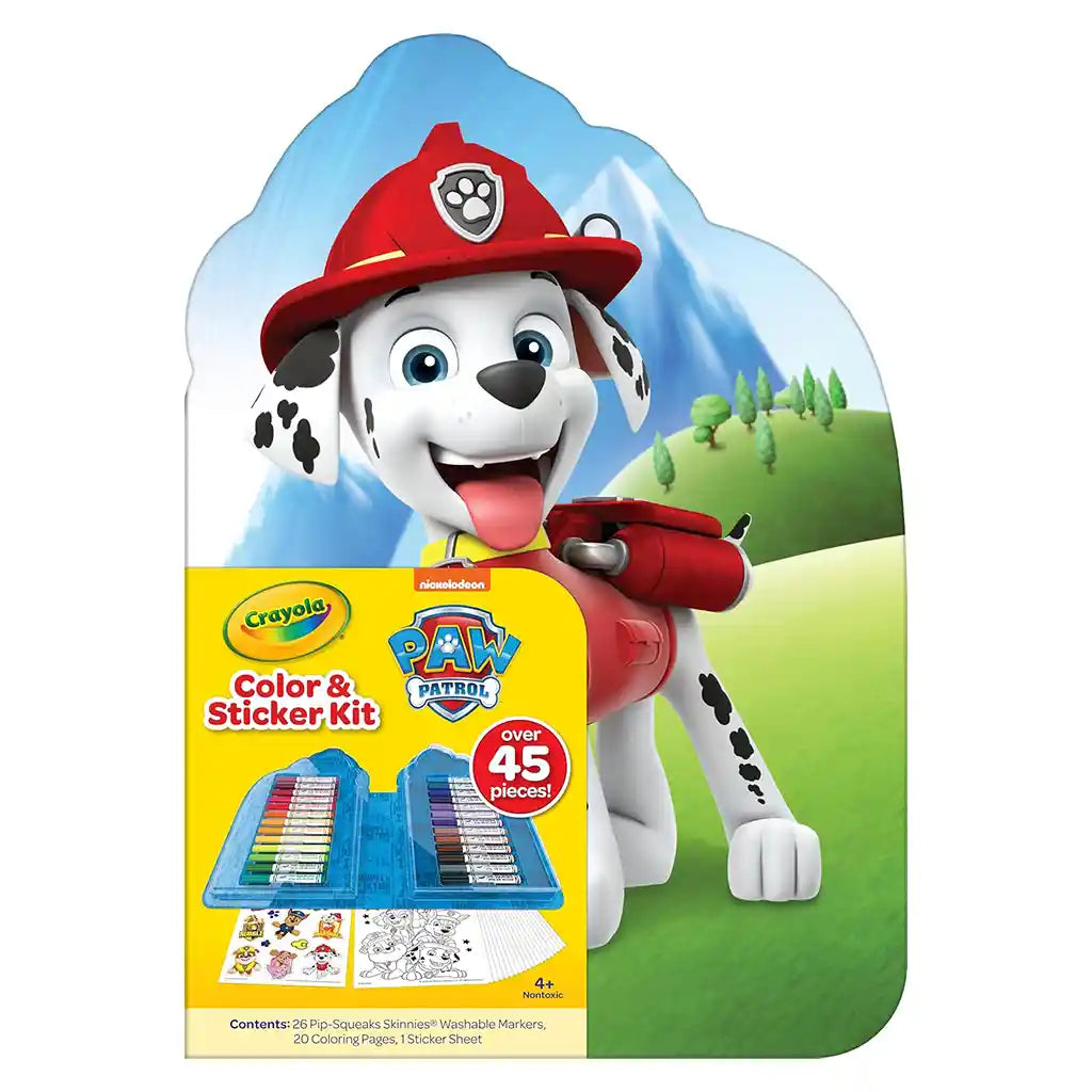 Crayola PAW Patrol Art Kit for Kids, 45pc