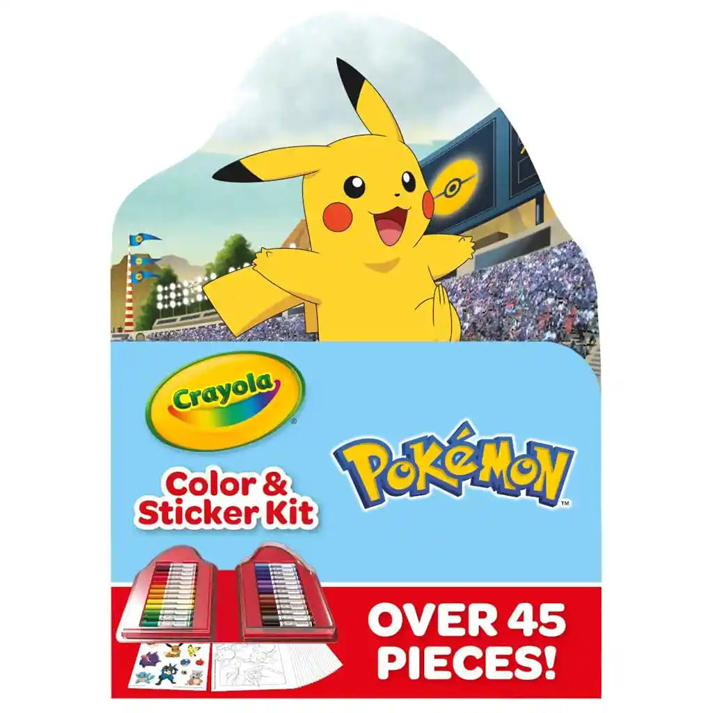 Crayola Pokemon Art Kit for Kids, 45pc