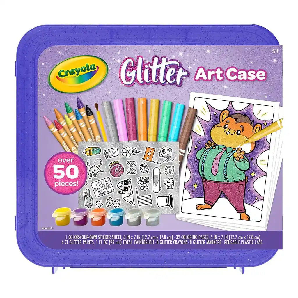Crayola Glitter Art Kit, 50+Pcs