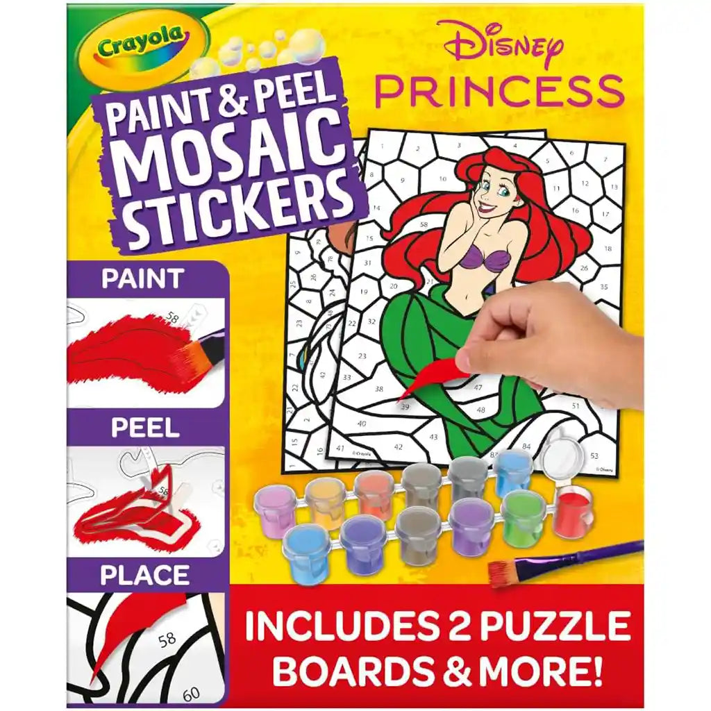 Crayola Paint &amp; Peel Mosaic Stickers, 20+ pc
