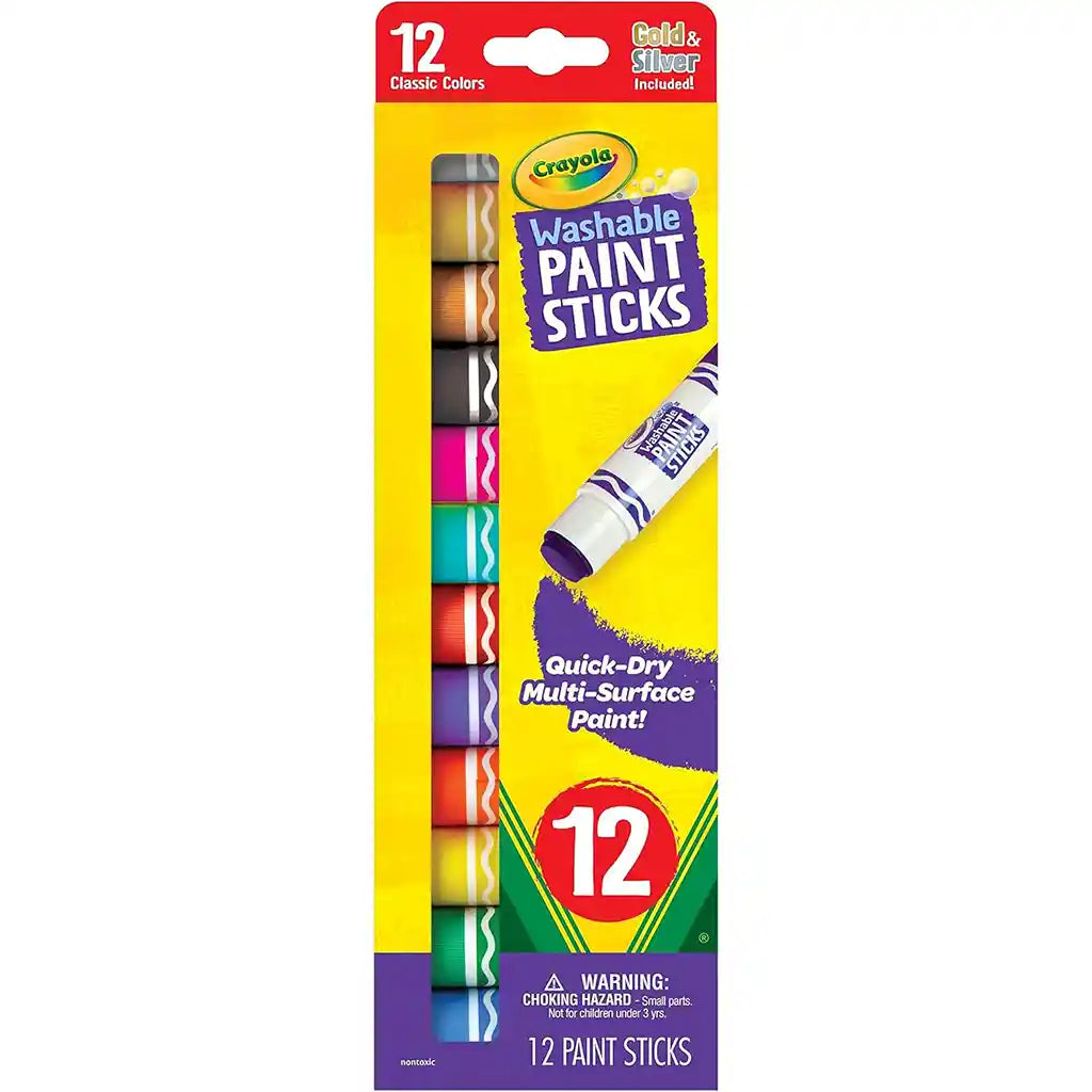 Crayola Washable Paint Sticks 12pc