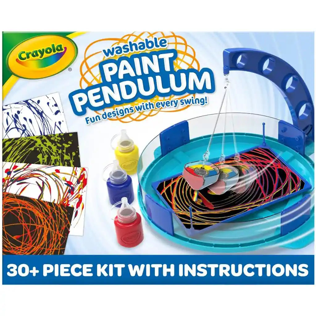Crayola Paint Pendulum (30pcs), Washable Paint Kit